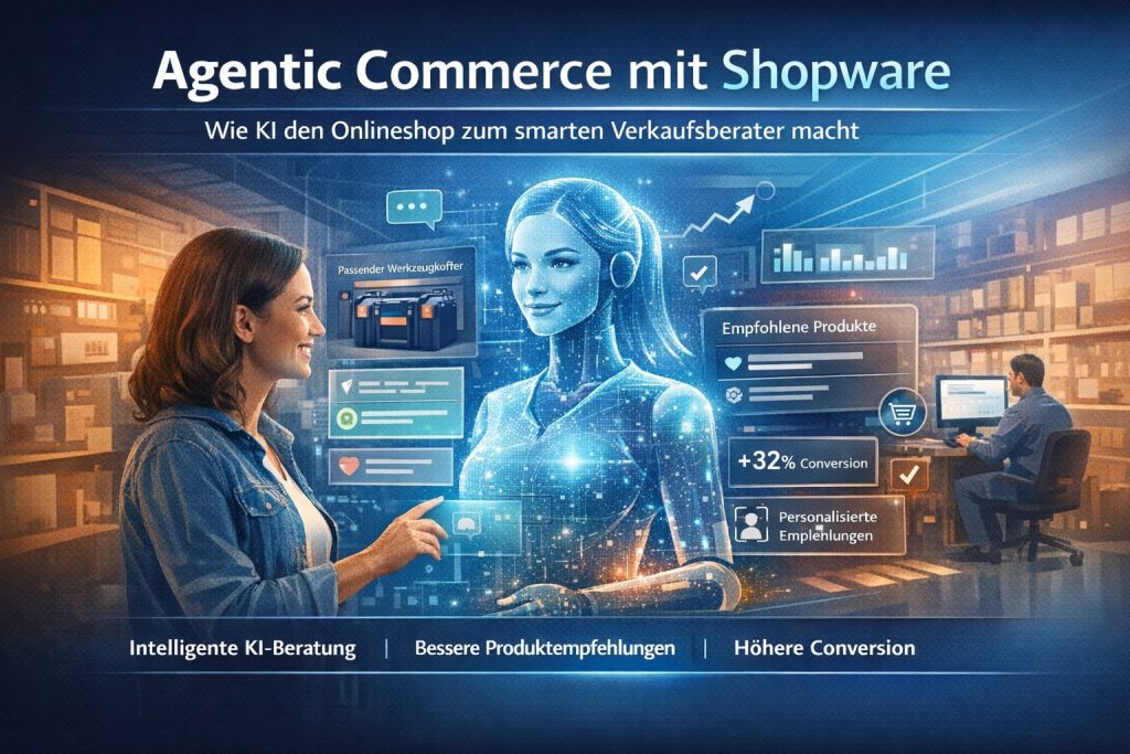 Agentic Commerce mit Shopware und KI als aktiver Verkaufsberater im Onlineshop