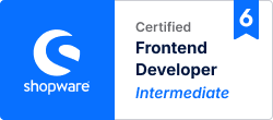 Shopware Certified Frontend Developer Intermediate Logo
